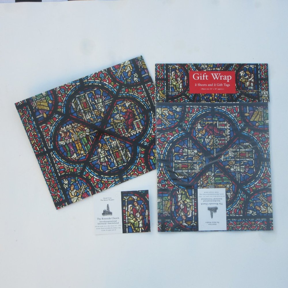Gift Wrap set from Riverside Church NYC